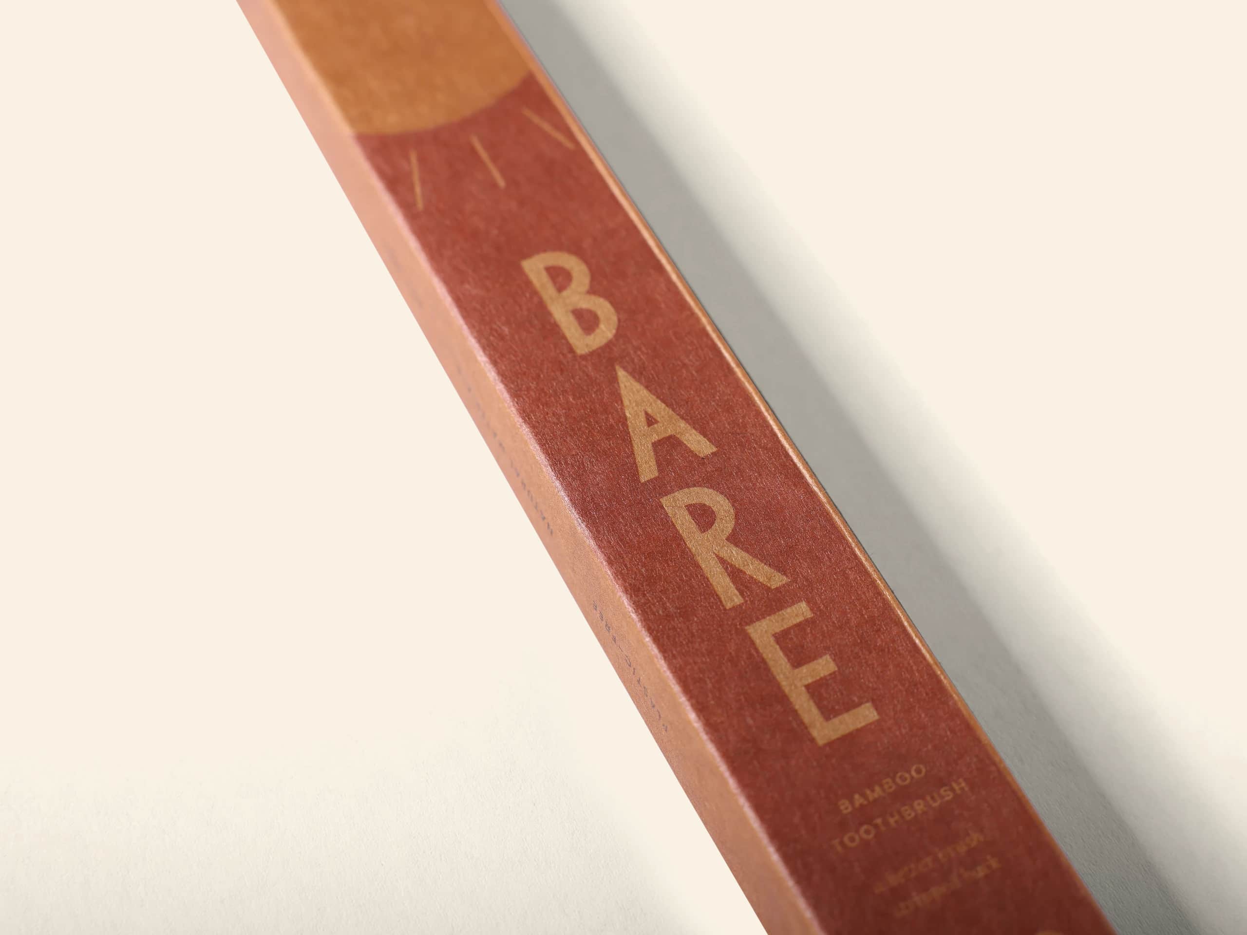 Detail of the BARE kraft pack